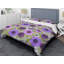 Ensemble de housse de couette à fleurs en monochrome rétro mid-century-40703123-48184866
