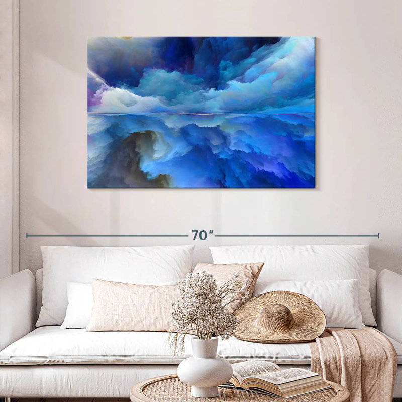 Avery Abstract Sky, 30" H x 45" W