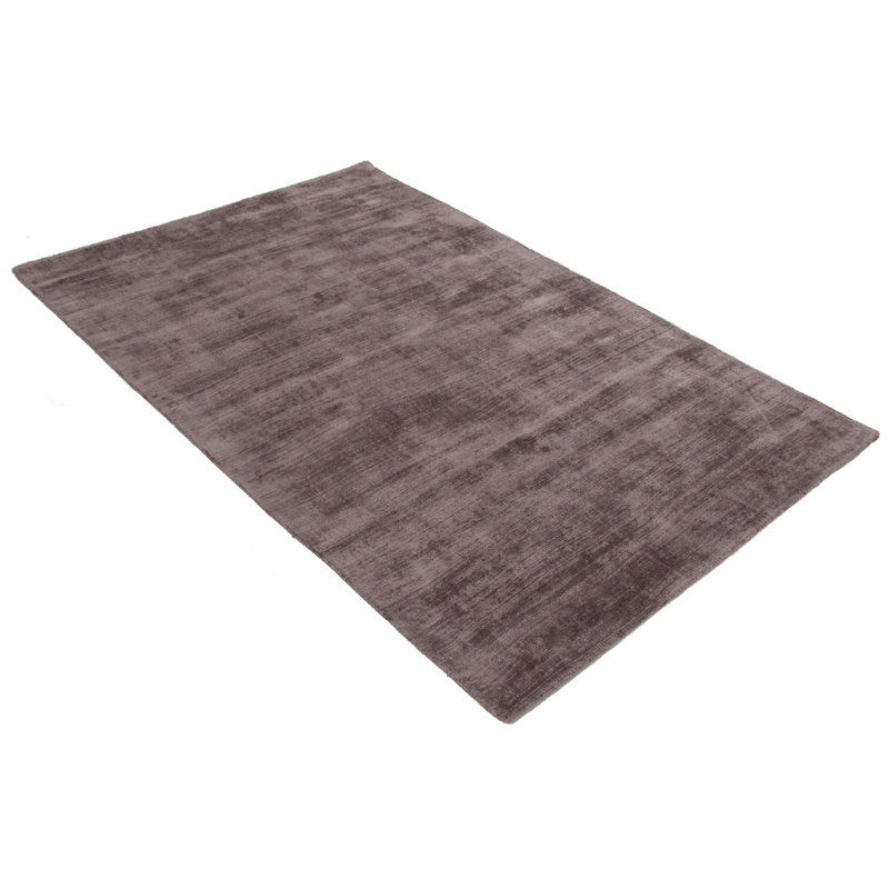 Solid Colour Cotton Hand Woven Area Rug, Rectangle 120 x 180cm