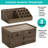 Adeyemi Wood 10 Compartment Makeup Organizer