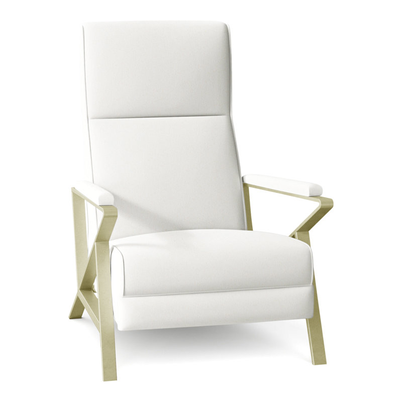 Infinity Recliner, Brushed Brass, Perigold Improve White