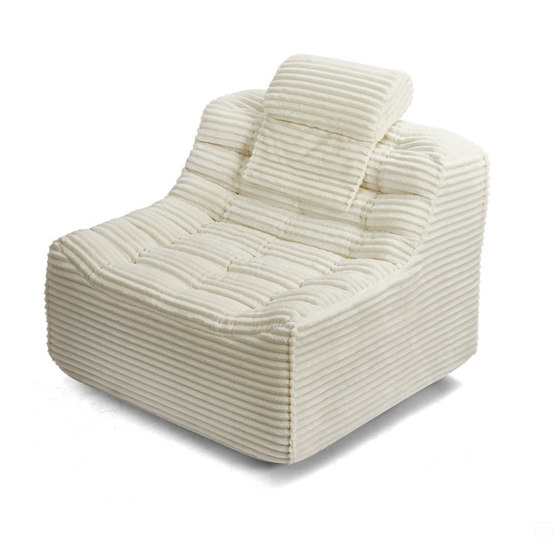 Fauteuil oscillant pivotant surdimensionné 360