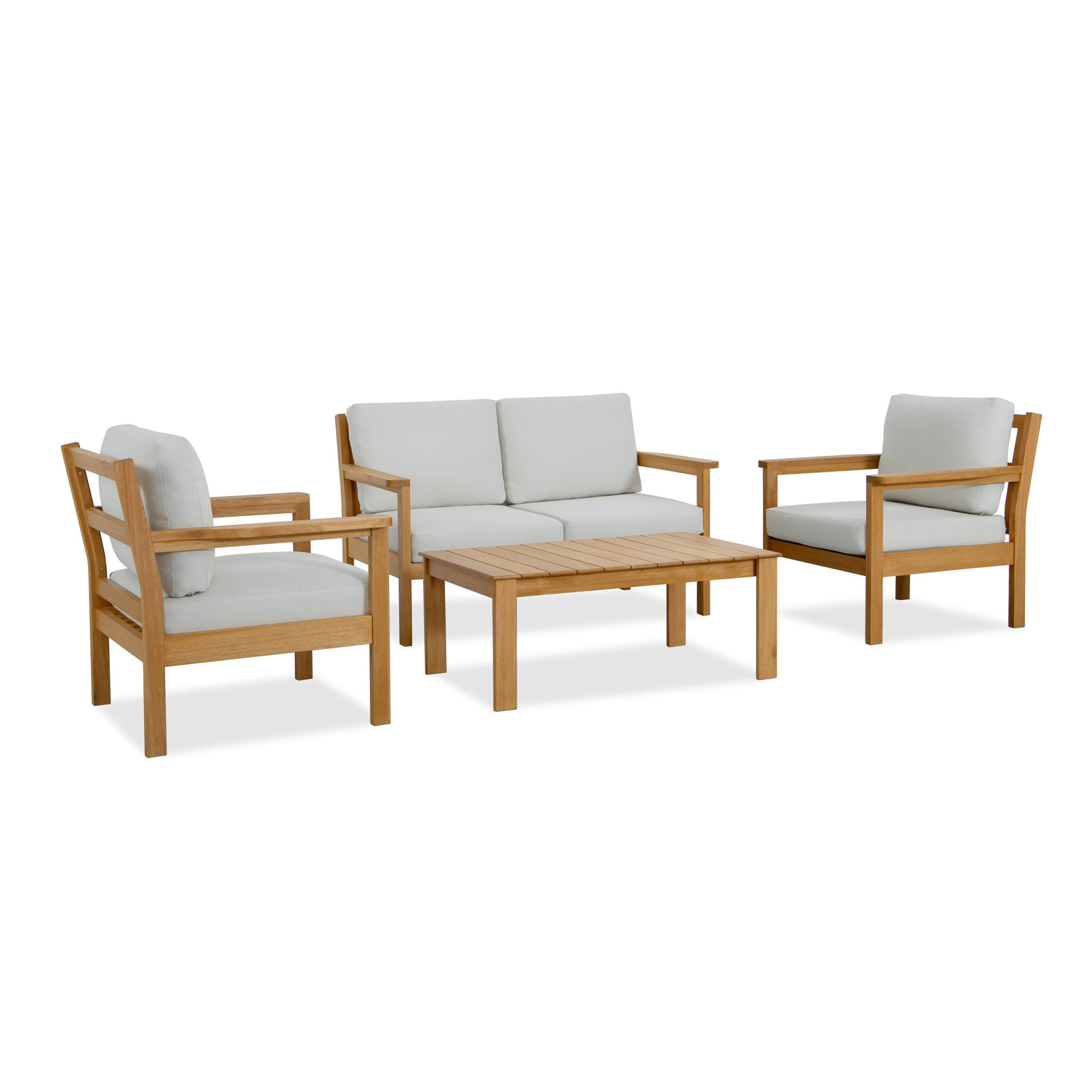 Lanie 39" Eucalyptus Outdoor Coffee Table