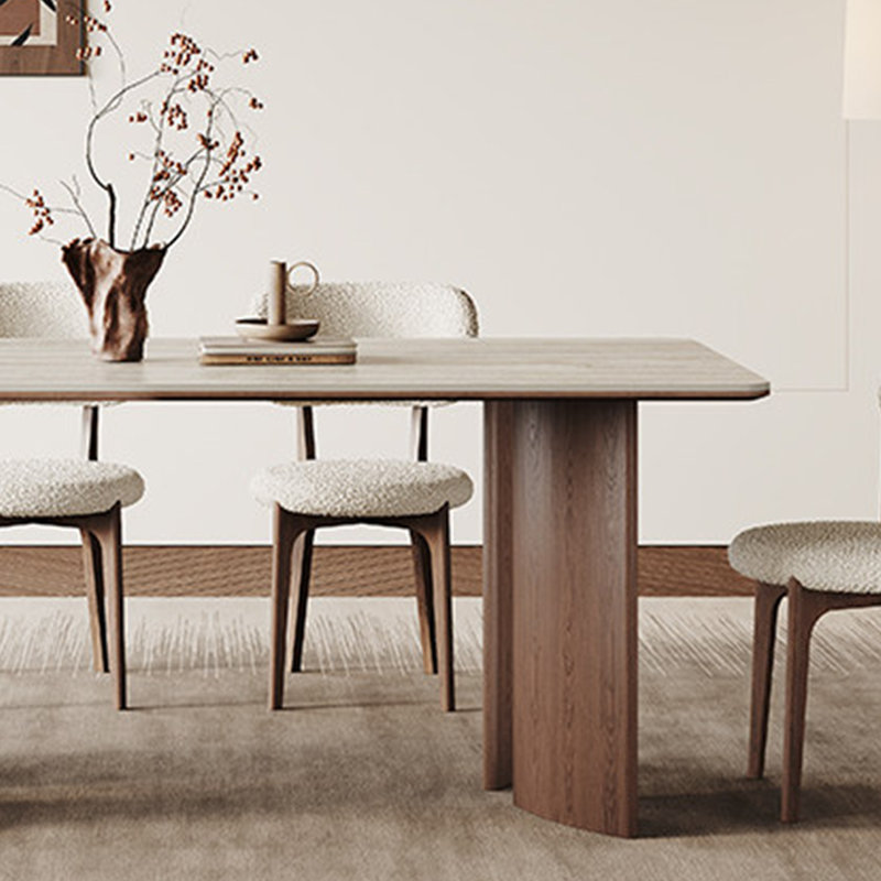 Table de salle à manger haut de gamme, 5 pièces: table, 4 chaises, H 29,52 po x l 59,05 po x P 31,49 po