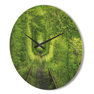 Horloge murale forêt