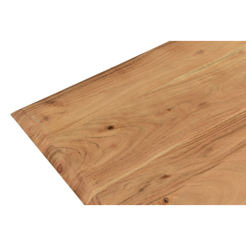 Ensemble de salle à manger en bois massif 2 pièces Kennidi
