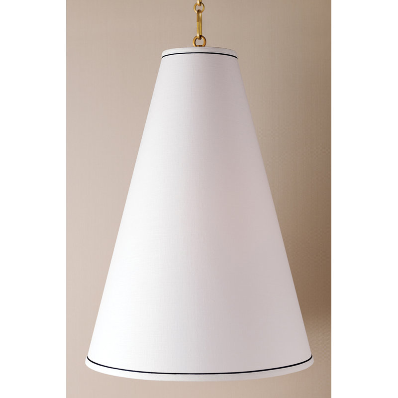 Worth 1 - Light Pendant, Aged Brass