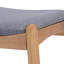 Ensemble de salle à manger 5 pièces Mid-Century Modern - Table en bois massif et 4 chaises-254416888
