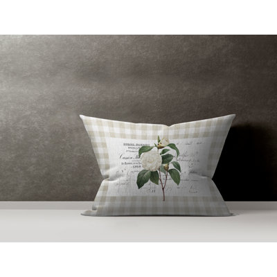 Joelle Rectangular Cotton Pillow Cover & Insert