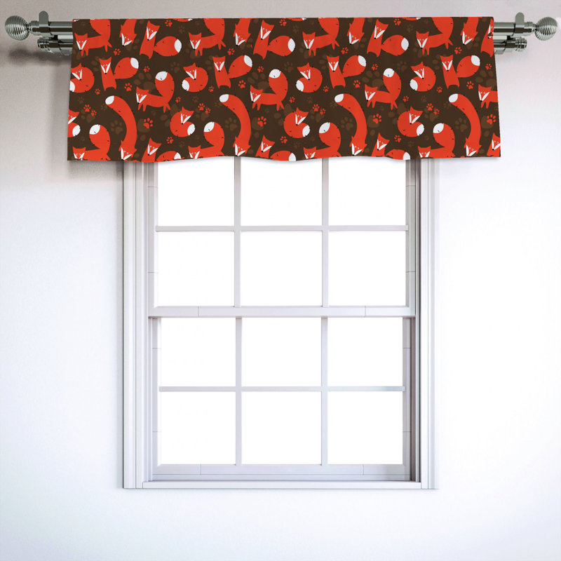 Sateen Ruffled Window Valance