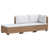 White Cushion/Natural Frame selected
