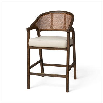 Maven Lane Chloe Stool Fabric Upholstery