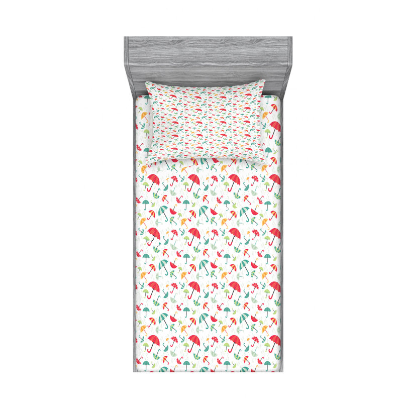 Microfiber Sheet Set, Twin XL Sheet Set with Fitted Sheet