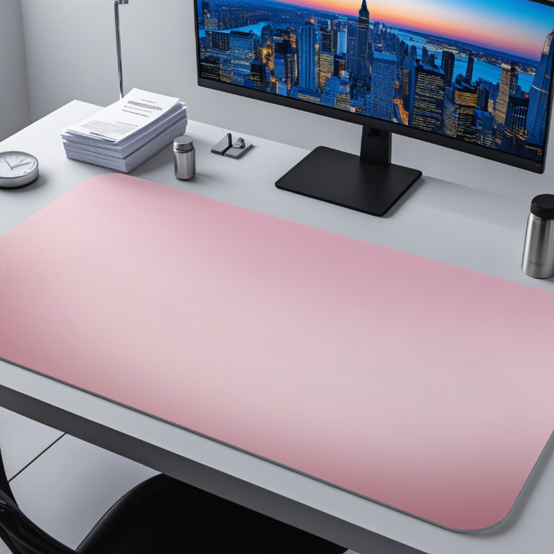 Polyester Desk Pad, 14.4x12.1