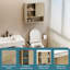 Armoire murale ondulée Wave avec porte coulissante et tablette réglable-341451417