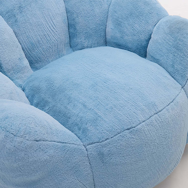 Fauteuil à billes Lotus, aucun assemblage requis, Blue