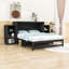 Lit escamotable en bois avec tiroirs et tablettes-2071204726-2071204724