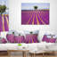 Coussin paysage paysage lavande et arbre solitaire-232342159-232342155