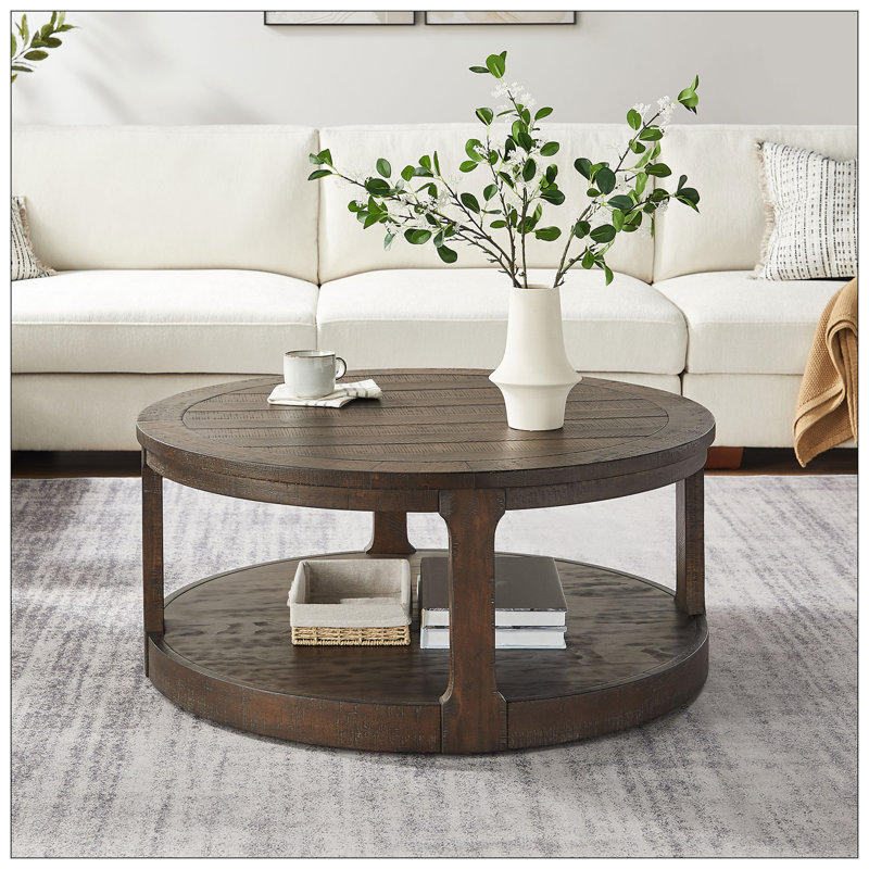 Table basse, Marron foncé