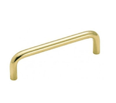 3-3/4" Steel Wire Pull Brass Plated