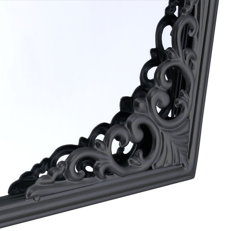 Eastcote Iron Arch Floor Mirror, Black