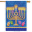 Drapeau de maison « Joyeuse Hanoukka » 28x40
