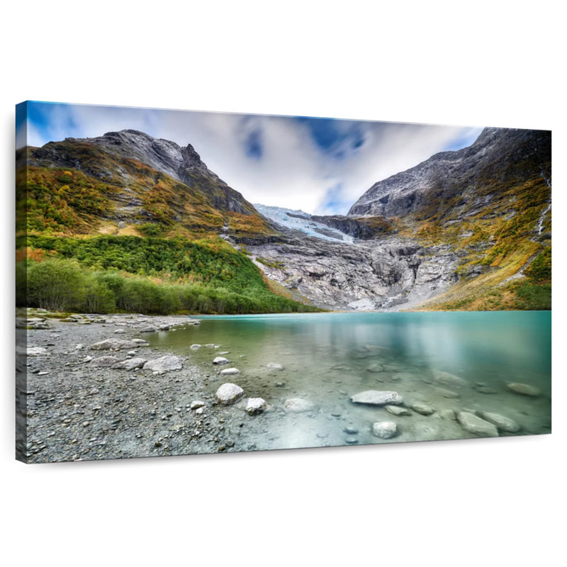 Glacier Alvord Jostedalsbreen, H 32 po x l 48 po