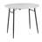 Extendable Round Metal Base Dining Table-656706423