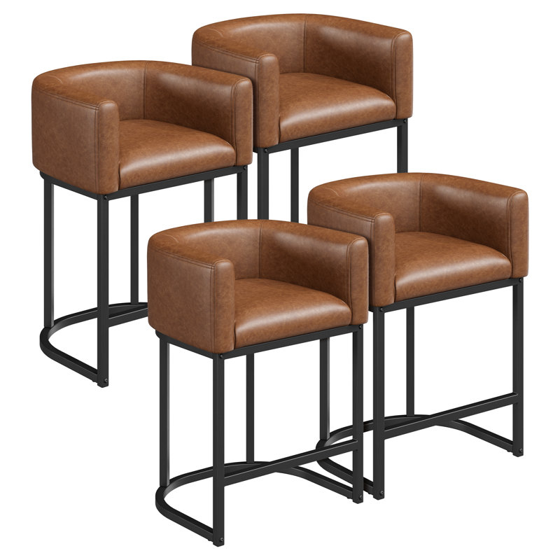 Tabouret de comptoir 26 po Velora, Brown
