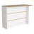 Kitchen Island with Two-Tier Storage Shelf and Ample Workstation