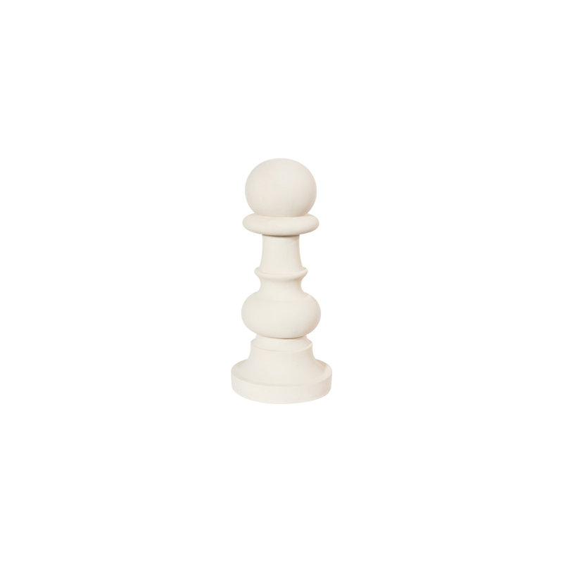 Pawn Chess Sculpture, White
