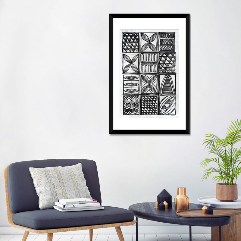 « patterns of the amazon b&w iv », impression sur toile, H 32 po x l 24 po x P 1 po, Papier d'art encadré noir, Blanc