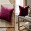 Plain Velvet Cushion Cover-(Pack of 4)-1643677856
