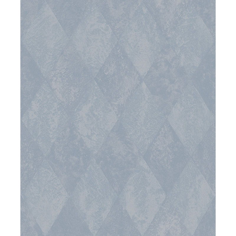 Adelphia 10m x 53cm Textured Matte Wallpaper Roll, Blue