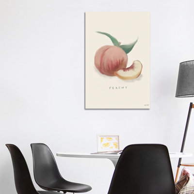 Peachy by House Fenway - Wrapped Canvas Print