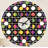 Retro Circular Moons - Mid-Century Modern wall clock-40748081