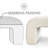 Emmie 60'' Boucle Upholstered Waterfall Bench