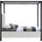 Wold Upholstered Canopy Bed-94559502-94559503