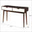 Espresso and White 2-drawer Sofa Table