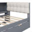 Lit plateforme en bois avec tablettes de rangement, gigogne-522047071-522047070