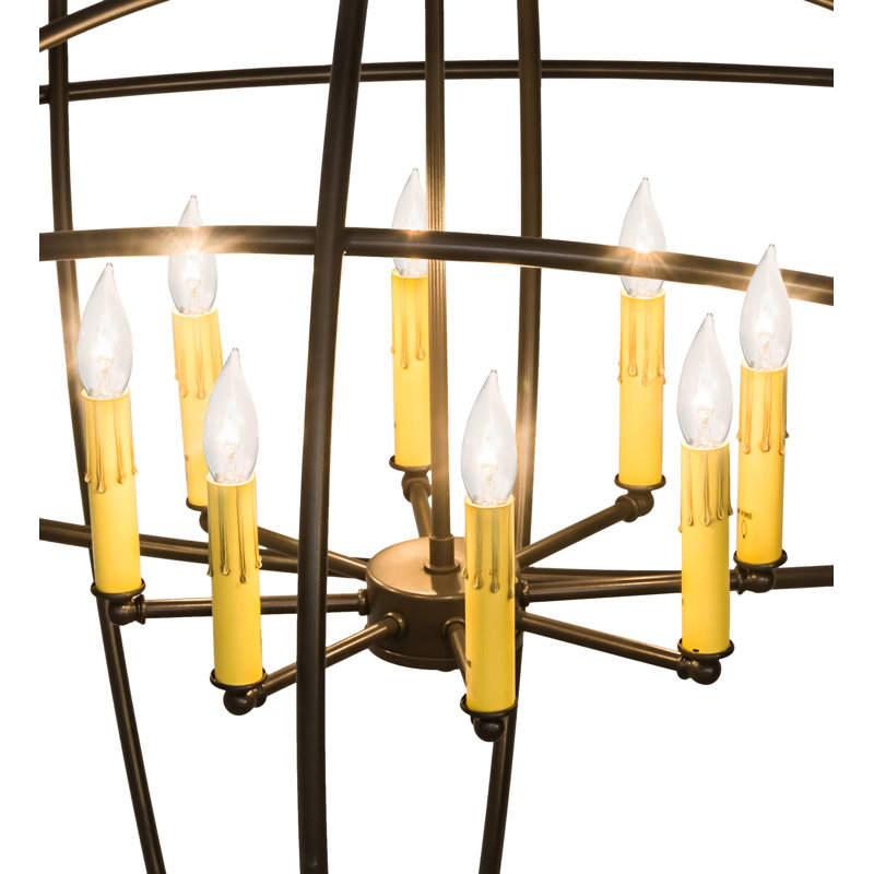 60"W Atom Enerjisi 8 LT Chandelier