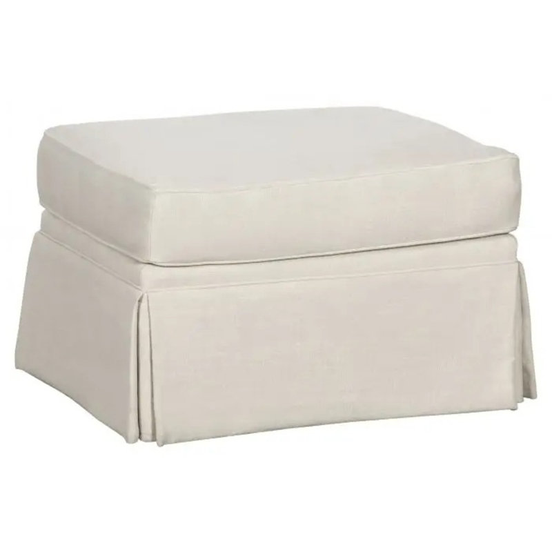 Savannah Ottoman, Linen