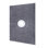 Ensemble de bordure de douche, bordure de douche étanche de 38 po avec bride de collage centrale en PVC de 4 po, grille en acier inoxydable de 4 po, 2 trottoirs de douche et truelle coupables, bâtons de pente de plateau de douche convenant à la salle de bain