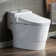One Piece Toilet with Electric Smart Bidet Seat,Auto Open&Close,Heated Seat,Wireless Remote,Advanced