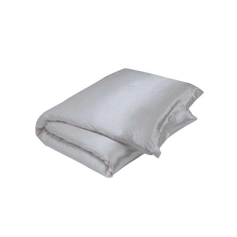 Signature Duvet Cover, W 88"x L 92", Silver Gray