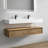 Alysa 60''Wall-Mounted Double Bathroom Vanity Set-71095541
