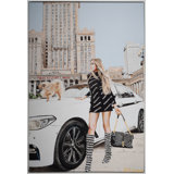 YSL Sky by Jeff Schaub - Floater Frame Painting on Canvas