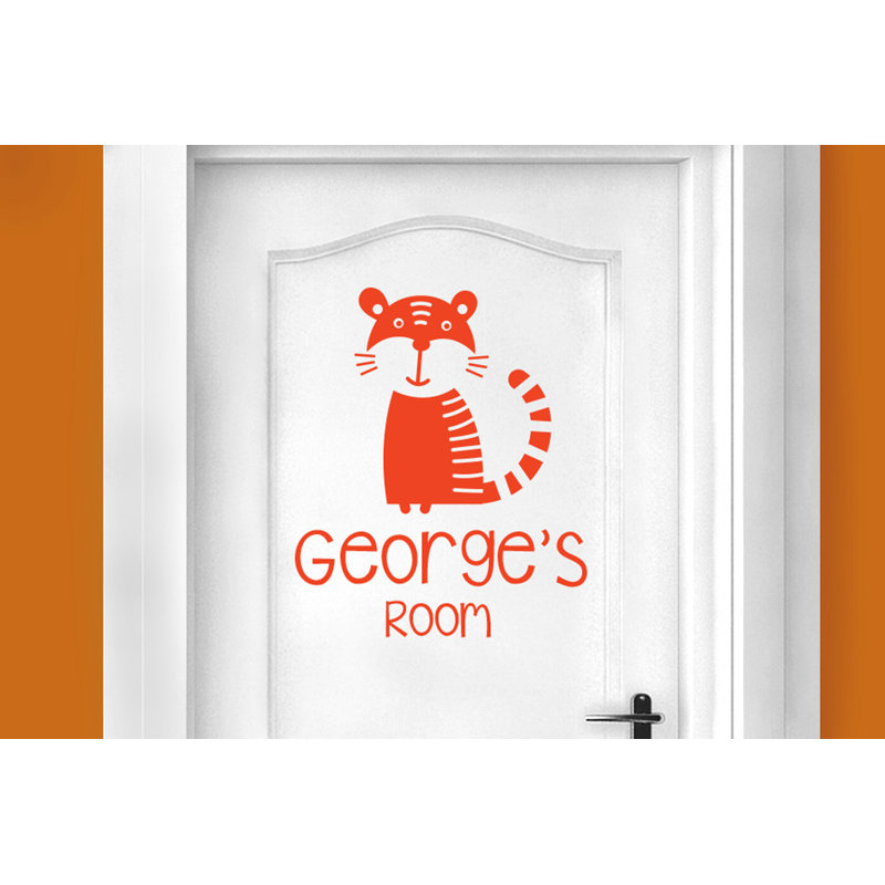 Animals Wall Decal, Orange