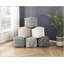 Repose-pieds pouf rembourré en tissu multicolore moderne pour un siège et un décor confortables-1157511610