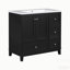 Meuble-lavabo simple 36 po avec plateau en résine Stevana-266077880